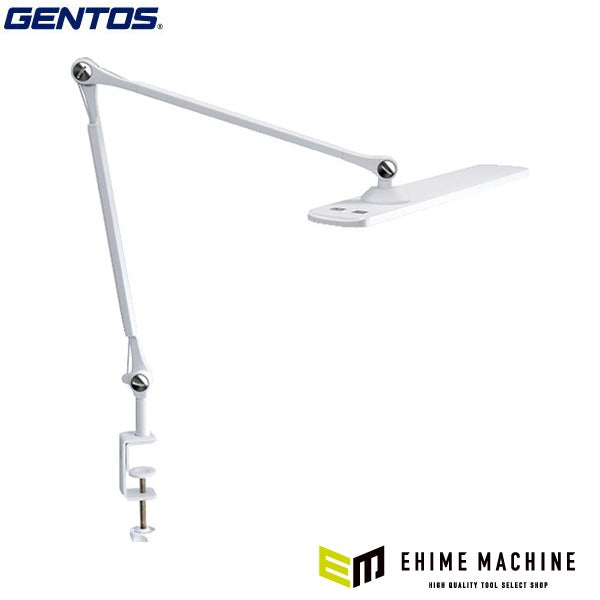 ジェントス 眼のことを考えたLEDデスクライト (DK-R190WH)(4950654050899) GENTOS