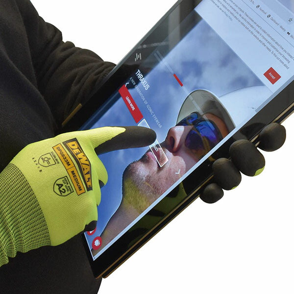 日本正規品 デウォルト 耐切創タッチパネル対応グローブ M DPG833M (0674326346625) DEWALT RADIANS