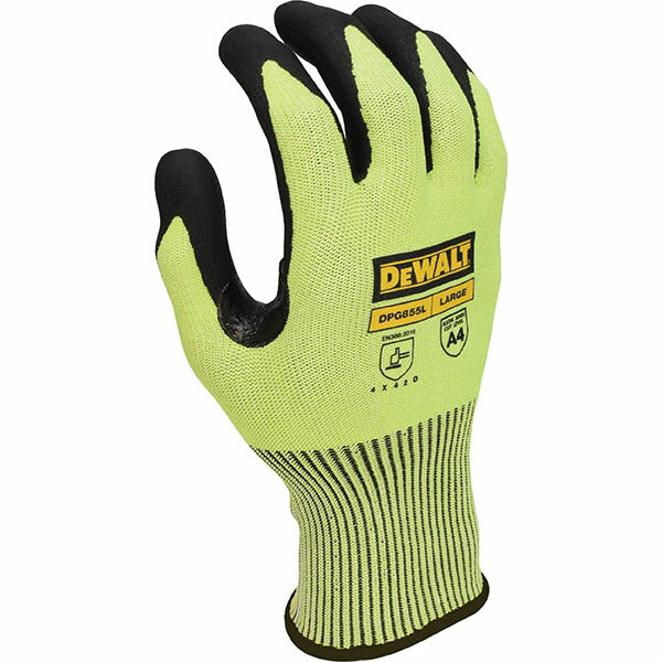 日本正規品 デウォルト 耐切創ファイバーグラスグローブ L DPG855L (0674326346687) DEWALT RADIANS