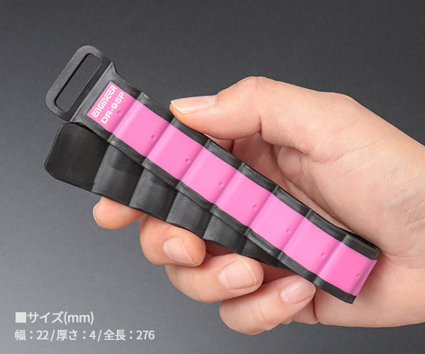 エンジニア マグバンド ピンク DR-95P (4989833012984) ENGINEER ネオジム磁石内蔵 軽量35g ネジ・釘を手首にキープ 洗えるバンド