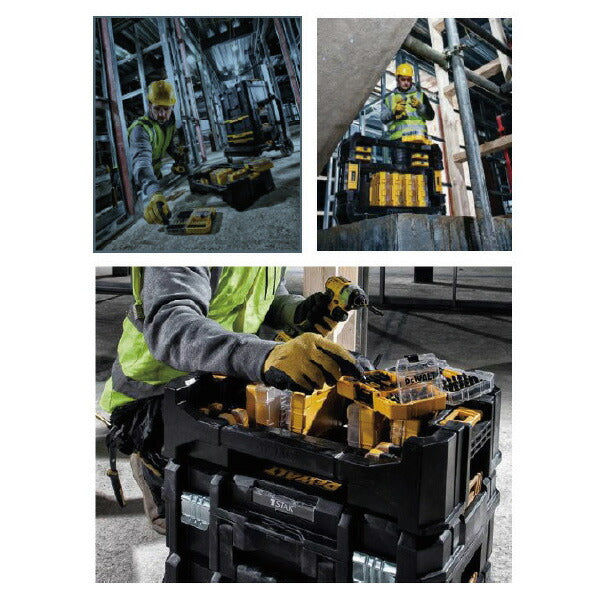 デウォルト ティースタック キャディボックス (DT70716-QZ) TSTAK 2.0 シリーズに連結可能 ツールボックス DEWALT 日本正規品 (4536178897594)