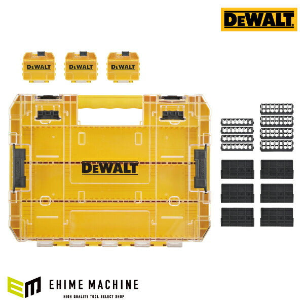 デウォルト タフケース(大)セット (DT70804-QZ) ティースタック、タフケース(中)(大)に連結可能 DEWALT 日本正規品 (4536178894753)