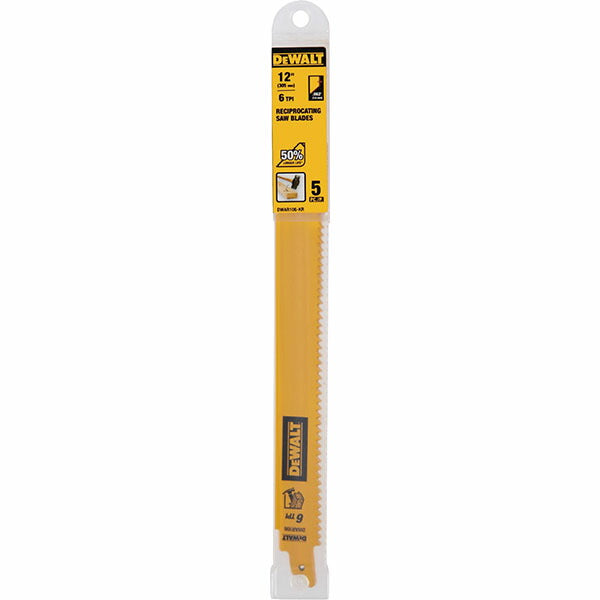 日本正規品 デウォルト セーバーソーブレード6山x300mm(5枚) (DWAR106-JP)(4536178923231) DEWALT