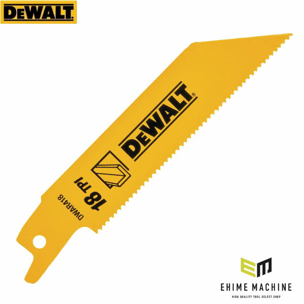 日本正規品 デウォルト セーバーソーブレード18山x100mm(5枚) (DWAR418-JP)(4536178923484) DEWALT