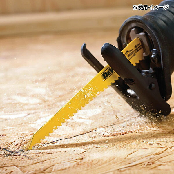 日本正規品 デウォルト セーバーソーブレード6山x150mm(5枚) (DWAR6066-JP)(4536178923217) DEWALT