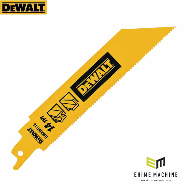 日本正規品 デウォルト セーバーソーブレード14山x150mm(5枚) (DWAR6114-JP)(4536178923408) DEWALT
