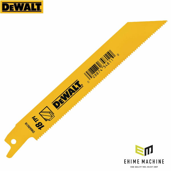 日本正規品 デウォルト セーバーソーブレード18山x150mm(5枚) (DWAR618-JP)(4536178923491) DEWALT