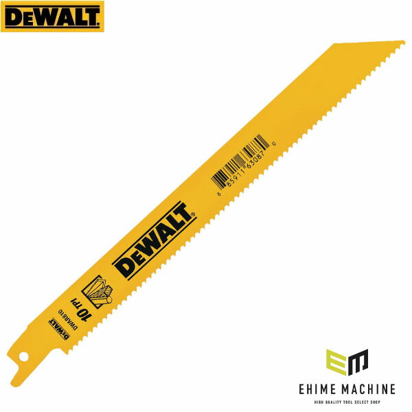 日本正規品 デウォルト セーバーソーブレード10山x200mm(5枚) (DWAR810-JP)(4536178923330) DEWALT
