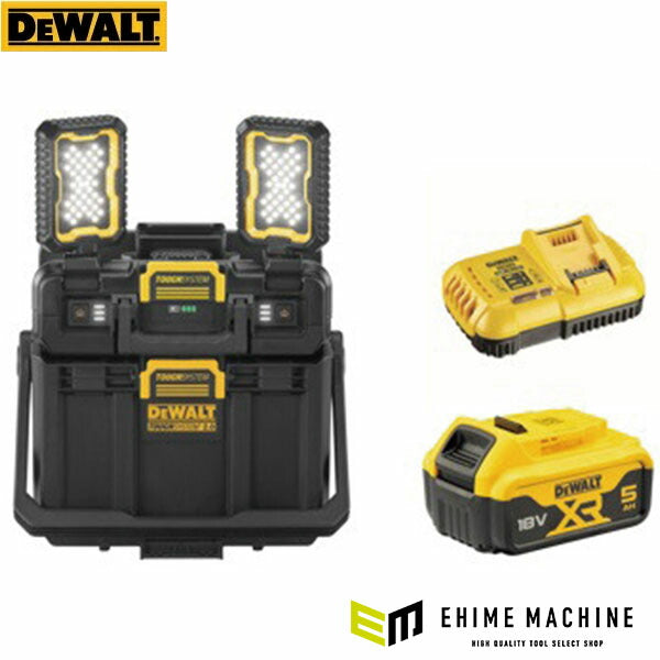 日本正規品 デウォルト 18V LEDライトボックス バッテリー充電