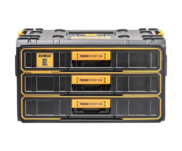 デウォルト タフシステム 2.0 3段引出しチェスト (DWST08330-1) タフシステム連結可能 DEWALT 日本正規品 (4536178897792)