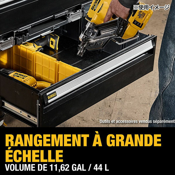 日本正規品 デウォルト タフシステム 2.0 DXL 深型1段チェスト (DWST08510-1) タフシステム連結可能 DEWALT (4536178929943)