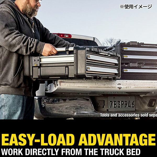 日本正規品 デウォルト タフシステム 2.0 DXL 浅型2段チェスト (DWST08520-1) タフシステム連結可能 DEWALT (4536178929950)