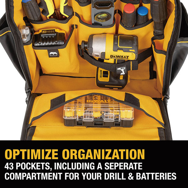 【7月の特価品】デウォルト バックパック (DWST60102-1) プロ仕様 高耐久 ツールバッグ DEWALT 日本正規品 (4536178898492)