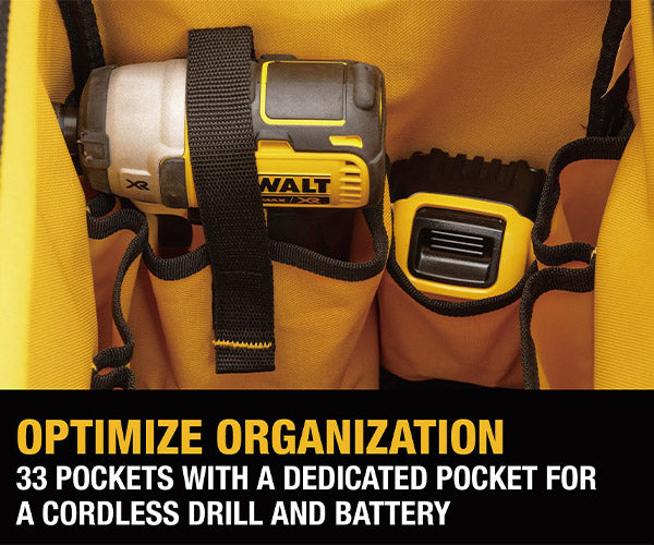 デウォルト 角型バッグ (DWST60104-1) プロ仕様 高耐久 ツールバッグ DEWALT 日本正規品 (4536178898690)