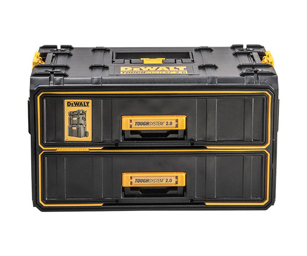 デウォルト タフシステム 2.0 2段チェスト (DWST83529-1) プロ仕様 高耐久 ツールチェスト タフシステム連結可能 DEWALT 日本正規品 (4536178896498)