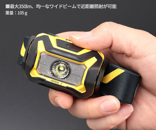 日本正規品 ペツル アリア1 ヘッドライト 350ルーメン (E069AA00)(3342540840188) PETZL