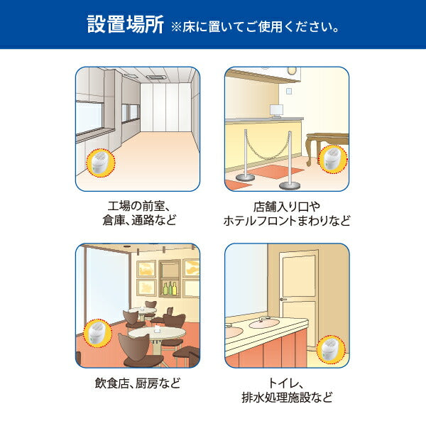 アース製薬 業務用ハニカム防虫ファンAC 薬剤カートリッジ 661814 取替用薬剤 駆除 侵入防止 約60日間持続