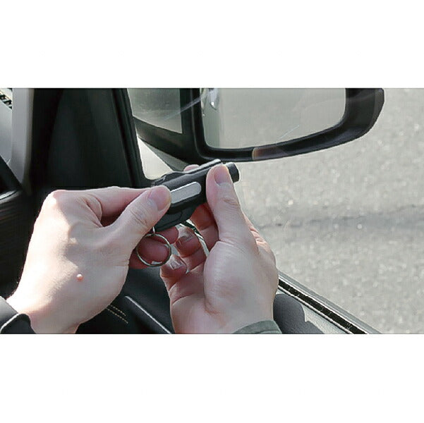 エマーソン 緊急脱出用ハンマー パンチショット EM-382 脱出ハンマー レスキューハンマー スマートキー並みの小型軽量ボディ