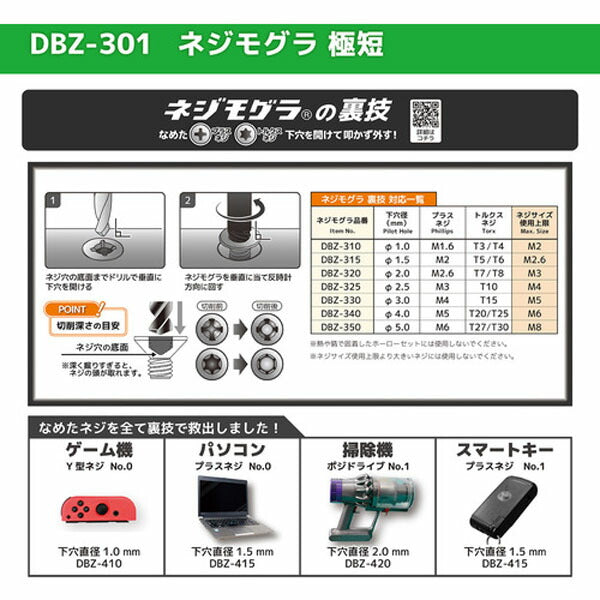エンジニア 合体工具セット セット点数:9 +No.0~3、-3~5.5mm、六角対辺0.89~5mm、T6~T30 (KS-51) (4989833070236) ENGINEER