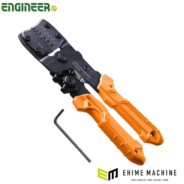 エンジニア 精密圧着ペンチ(ダイス交換式) (PAD-12) (4989833035334) ENGINEER