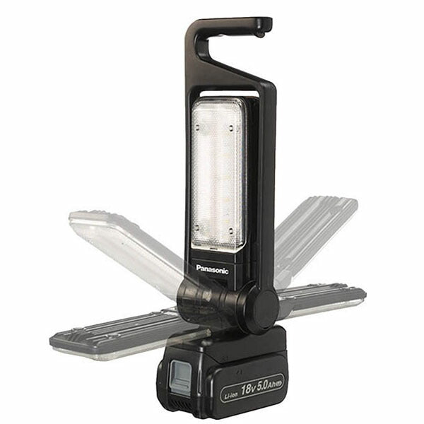 パナソニック 工事用充電LEDマルチ投光器(黒)(EZ37C3)(4549077894496) Panasonic