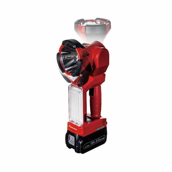 パナソニック 工事用充電LEDスポットワイドライト(赤)(EZ37C6X-R)(4549980474310) Panasonic