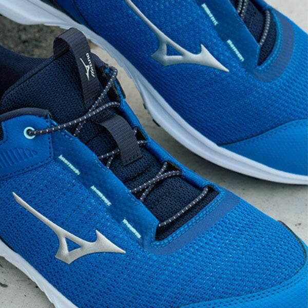 ミズノ 安全靴 ALMIGHTY EL 31L F1GA250927 ブルー×シルバー オールマイティEL 31L 衝撃吸収 耐滑