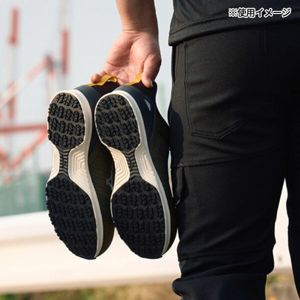 ミズノ 安全靴 ALMIGHTY EL 31L F1GA250936 カーキ×シルバー オールマイティEL 31L 衝撃吸収 耐滑