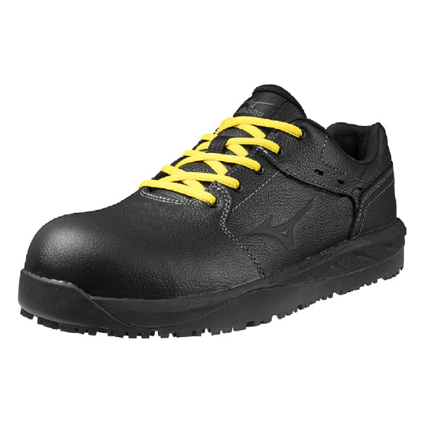 ミズノ 安全靴 AG 11L F1GE2451 プライムフィット 09 ブラック 紐タイプ 静電気帯電防止タイプ 国際規格(EN ISO 20346規格)ワークシューズ 保護靴