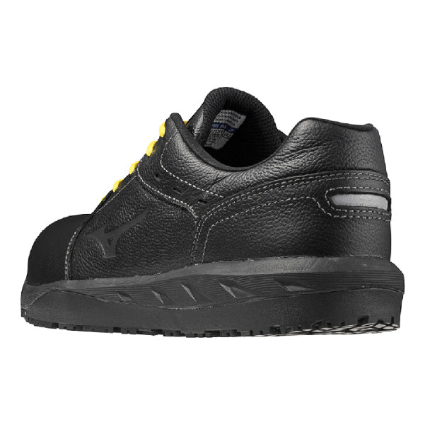 ミズノ 安全靴 AG 11L F1GE2451 プライムフィット 09 ブラック 紐タイプ 静電気帯電防止タイプ 国際規格(EN ISO 20346規格)ワークシューズ 保護靴