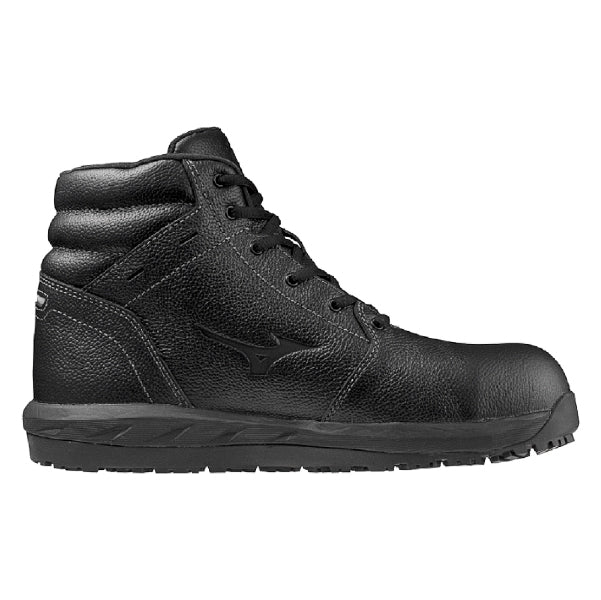 ミズノ 安全靴 NG 11H F1GE2452 プライムフィット ハイカットタイプ 09 ブラック 紐タイプ 国際規格(EN ISO 20346規格)ワークシューズ 保護靴