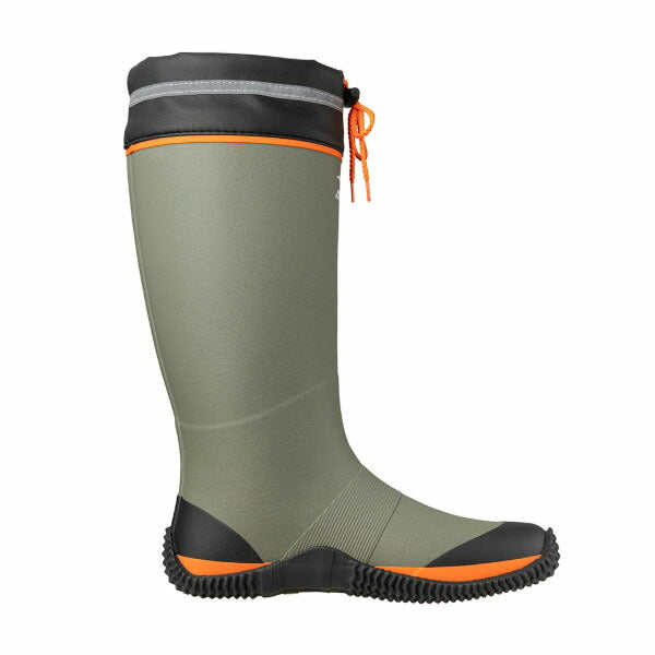 ミズノ ワークブーツ ジャスタフィットII NL カーキ×オレンジ (F1GG250036) 長靴 23.0~28.0cm MIZUNO JUSTAFIT II NL
