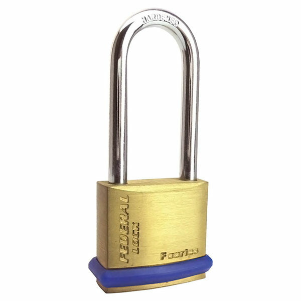 日本正規品 フェデラル 南京錠 PEリング付 30mm (ツル40mm) (F30-1.6-P)(4545301101903) FEDERAL