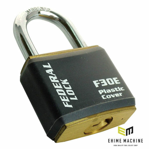 【9月の特価品】日本正規品 フェデラル 南京錠 30mm(同一KEY)ブラック (F30E-BK-KA301-P)(4545301101828) FEDERAL