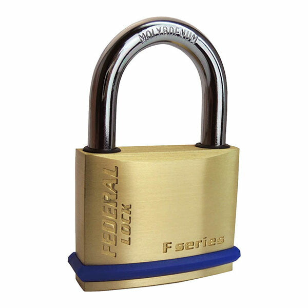 日本正規品 フェデラル 南京錠 PEリング付 50mm (F50-P)(4545301101750) FEDERAL