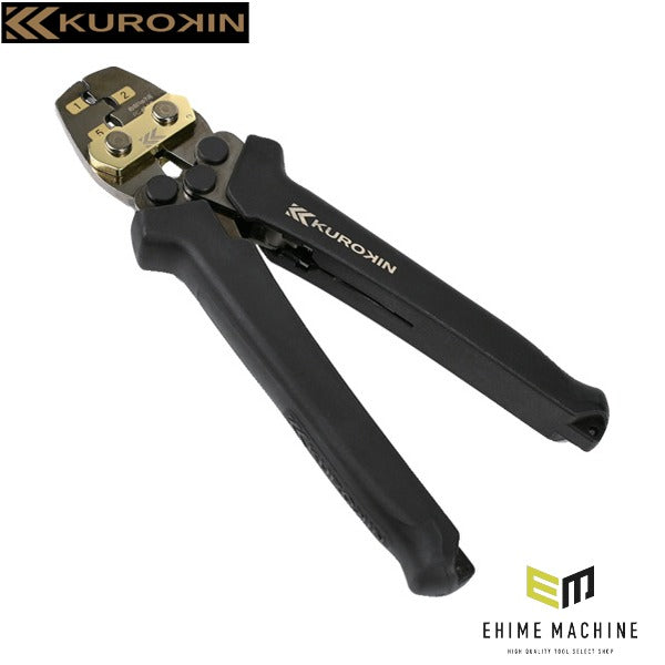 フジ矢 圧着工具(絶縁被覆付閉端接続子用・黒金) (FC-45-BG)(4952520008133) FUJIYA 工具
