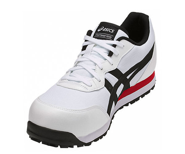 アシックス 安全靴 ウィンジョブ CP201 ホワイト×ブラック ASICS おしゃれ かっこいい 作業靴 スニーカー