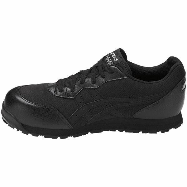 アシックス 安全靴 ウィンジョブ CP201 ブラック×ブラック (fcp201.9090) ASICS ローカット 紐タイプ メッシュ 作業靴 スニーカー