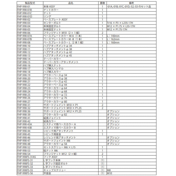 ハスコー 新型L字フックASSY FHP-990FS-31AS (4580372217573) HASCO