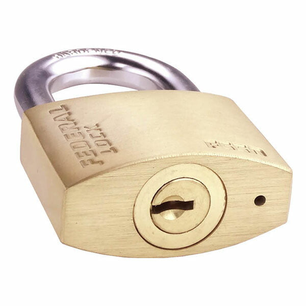 【6月の特価品】日本正規品 フェデラル ディンプルKEY南京錠 50mm (FS50-P)(4545301102115) FEDERAL