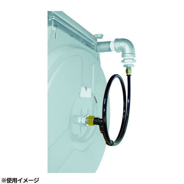 日平機器 エアーリール用1次側接続ホース 1/4インチ 両端金具付 全長80cm 内径6×外径8mm (FT-1)(4580117394415) NIPPEI KIKI