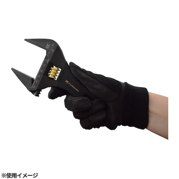 フジ矢 ライトショートモンキー(ギザ無し・黒金) (FTS-53-BG)(4952520851197) FUJIYA 工具