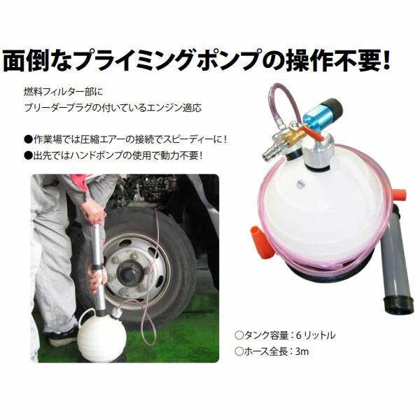 ハスコー ディーゼル燃料ブリーダー FX-700(4580372200926) HASCO 燃料ラインエア抜きツール