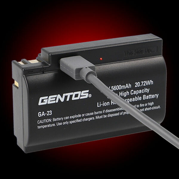 ジェントス Gシリーズヘッドライト専用充電池 GA23 (GA-23)(4950654053296) GENTOS