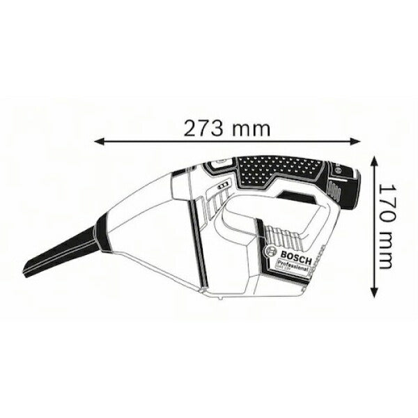 日本正規品 ボッシュ 10.8Vコードレスクリーナー+バッテリー充電器セット GAS10.8V-LIHSET 充電式掃除機 本体+3.0Ahバッテリー+充電器