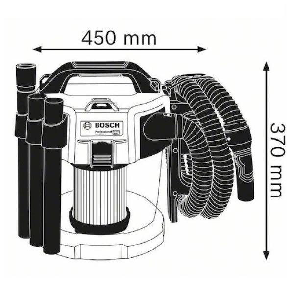 日本正規品 ボッシュ 18Vコードレスマルチクリーナー+バッテリー充電器セット GAS18V-10LPHSET 充電式集塵機 本体+5.0Ahバッテリー+充電器