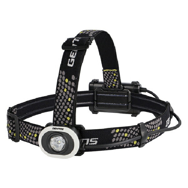 GENTOS 充電式ヘッドライト GD-101H ジェントス LEDライト 350ルーメン ワイドビーム 専用充電池/乾電池兼用ハイブリッド