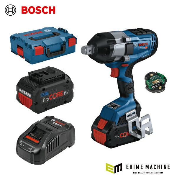 BOSCH GDS18V-1050HC コードレスインパクトレンチ ボッシュ L-BOXX 136、インレイ、コネクティビティチップ、充電器