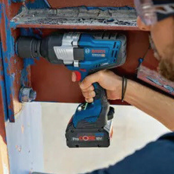 日本正規品 BOSCH GDS18V-1600HC コードレスインパクトレンチ ボッシュ 本体、バッテリーX2、コネクティビティチップ、充電器、L-BOXX 136付