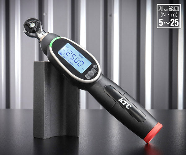 KTC 9.5sq.デジラチェ GEW025-R3 5~25N・m 新機能搭載 NEWモデル 3/8 デジタルトルクレンチ トルク管理